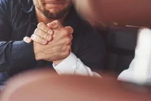 handshake of two men successful business contacts 8AKH4YD2 2